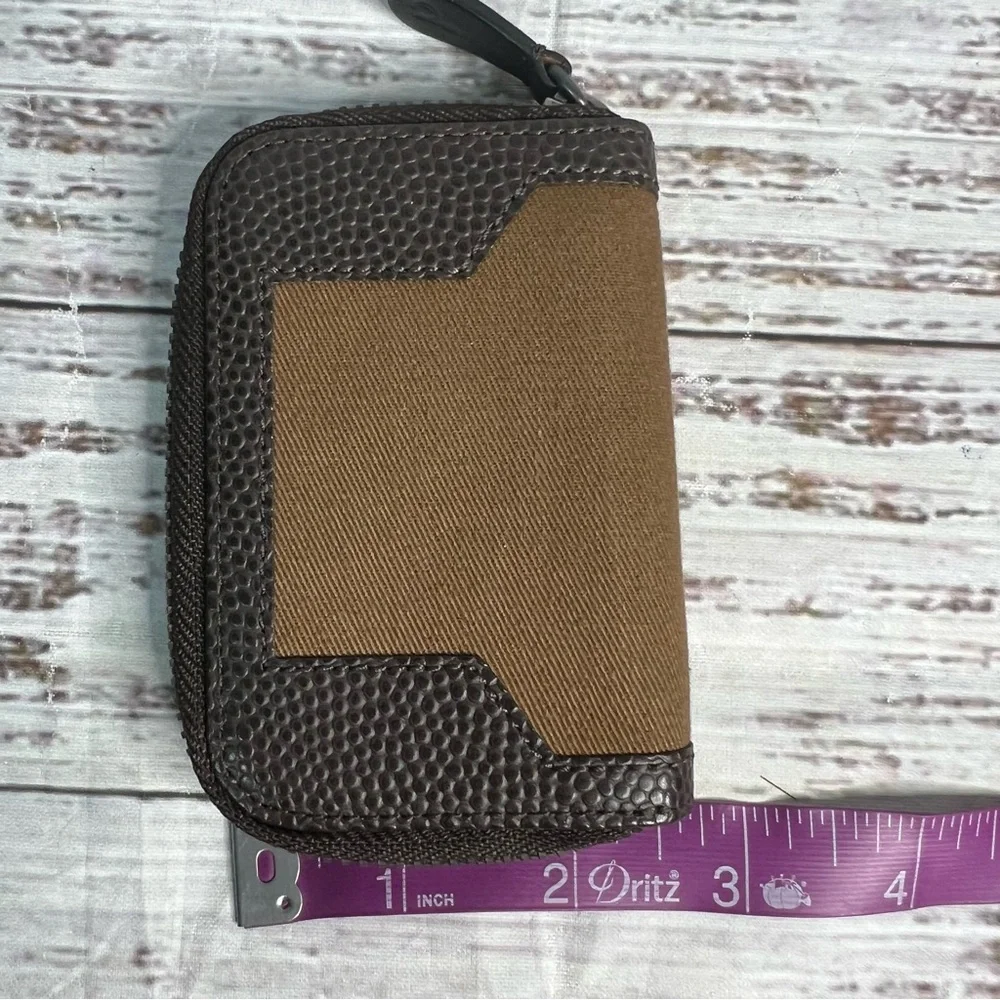 Dunhill Key Case‎ 6 Canvas and Leather Long Tail Logo Pebbled Leather Canvas